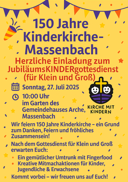 Jubiläum der Kinderkirche