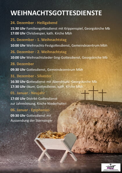 Weihnachtsgottesdienste