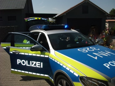 Das Polizeiauto